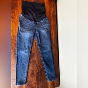 1822 Denim Dark Blue Maternity Skinny Jeans